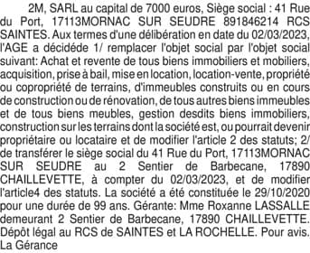 Contenu publication