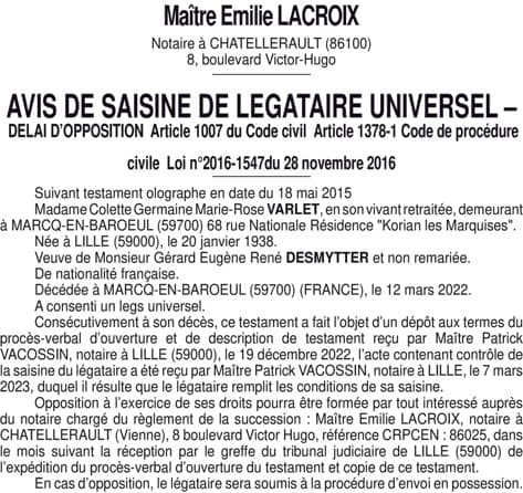Contenu publication