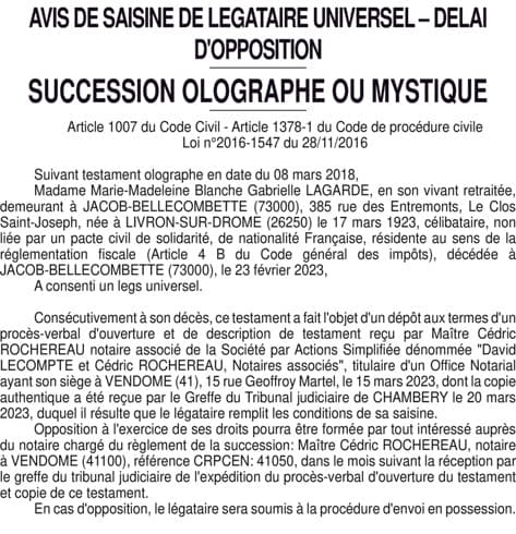 Contenu publication