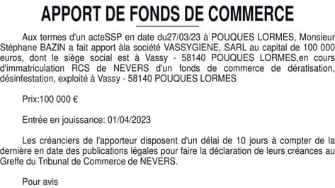 Contenu publication
