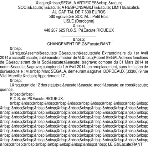 Contenu publication