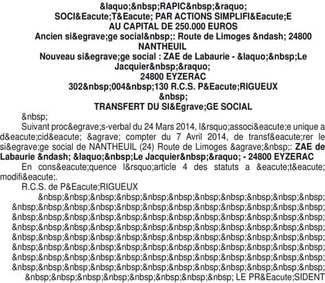 Contenu publication