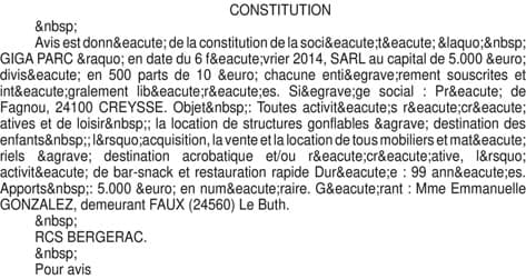 Contenu publication