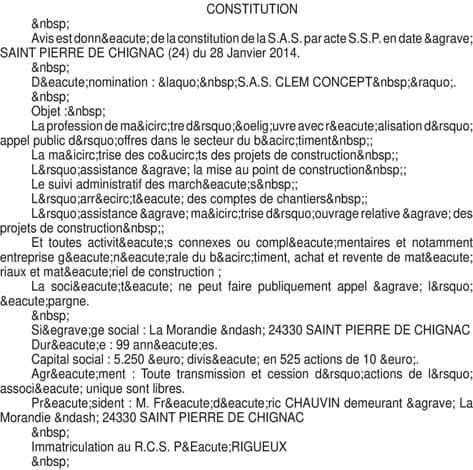 Contenu publication