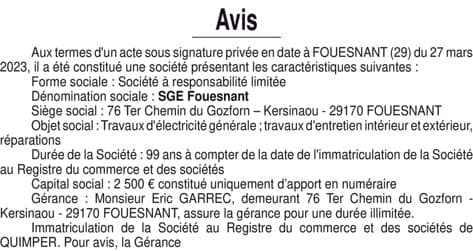 Contenu publication