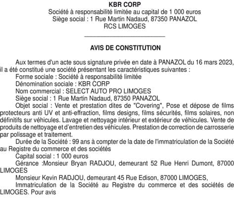 Contenu publication