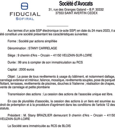 Contenu publication