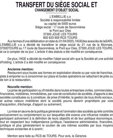 Contenu publication