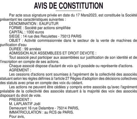 Contenu publication