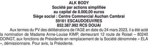 Contenu publication