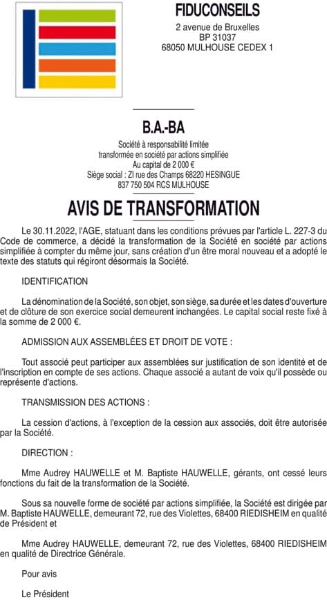 Contenu publication