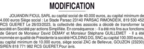 Contenu publication