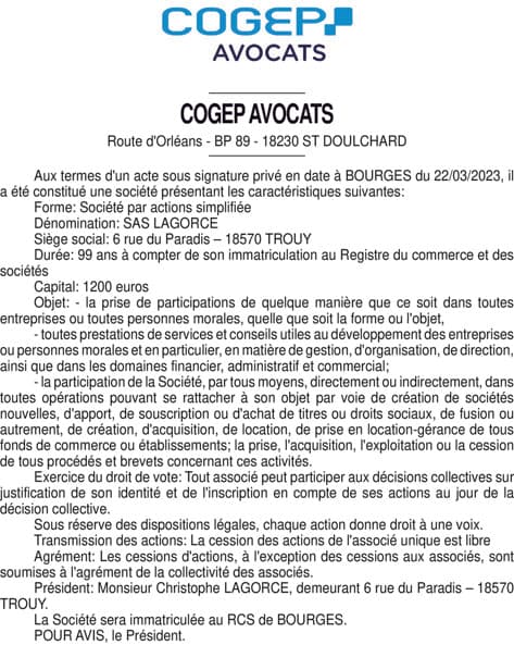 Contenu publication