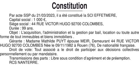 Contenu publication
