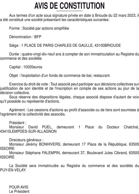 Contenu publication