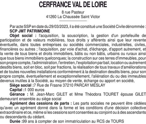 Contenu publication