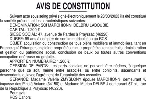 Contenu publication