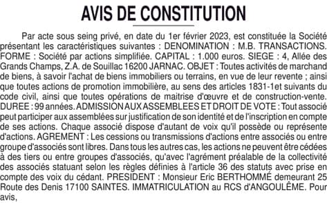Contenu publication