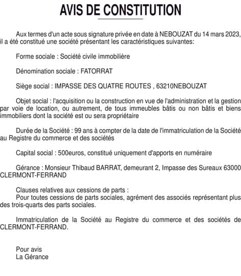Contenu publication