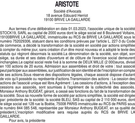 Contenu publication
