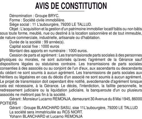 Contenu publication