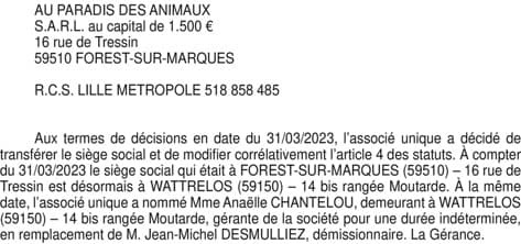 Contenu publication