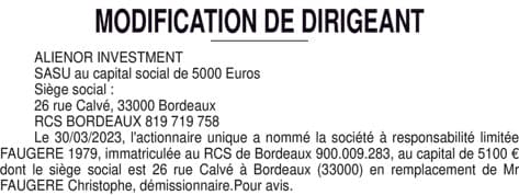 Contenu publication