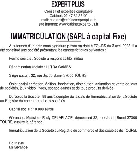 Contenu publication