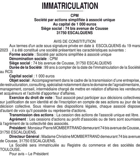 Contenu publication