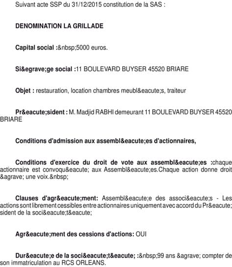 Contenu publication
