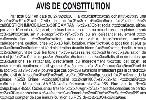 Contenu publication
