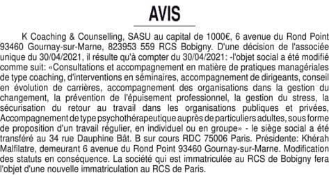 Contenu publication