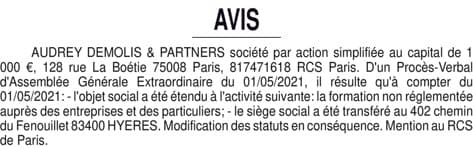 Contenu publication