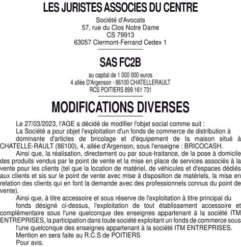 Contenu publication