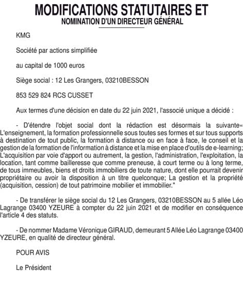 Contenu publication