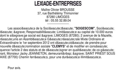 Contenu publication