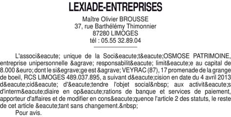 Contenu publication