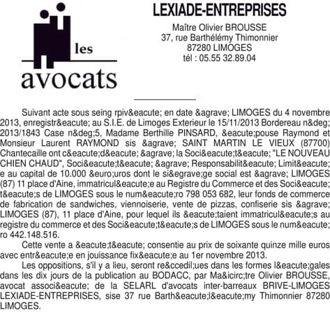 Contenu publication