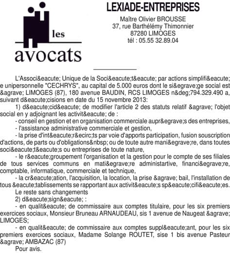 Contenu publication
