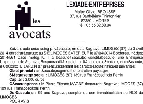 Contenu publication