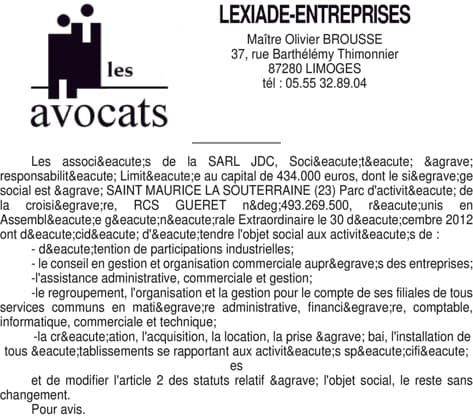 Contenu publication