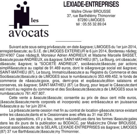 Contenu publication
