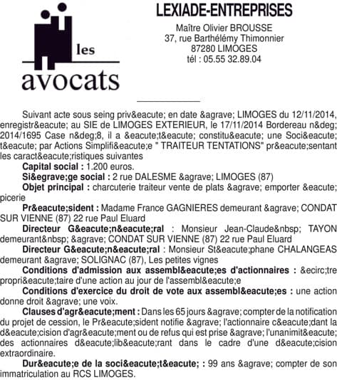 Contenu publication