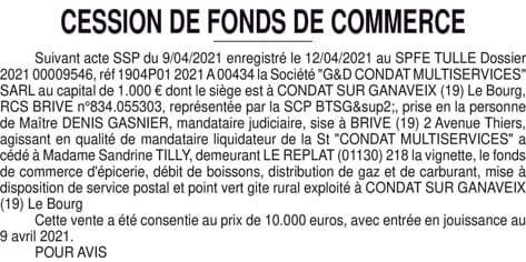 Contenu publication
