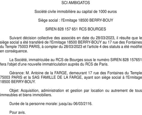 Contenu publication