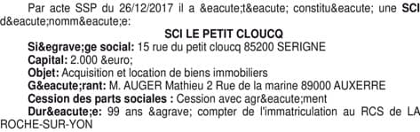 Contenu publication