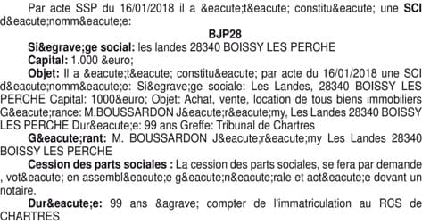 Contenu publication