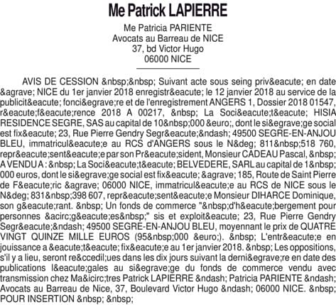 Contenu publication