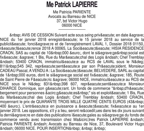 Contenu publication