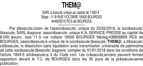 Contenu publication
